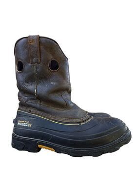 Georgia Boot Muddog 2 Men's 12 M Waterproof Pull On Work Wellington Boots Brown